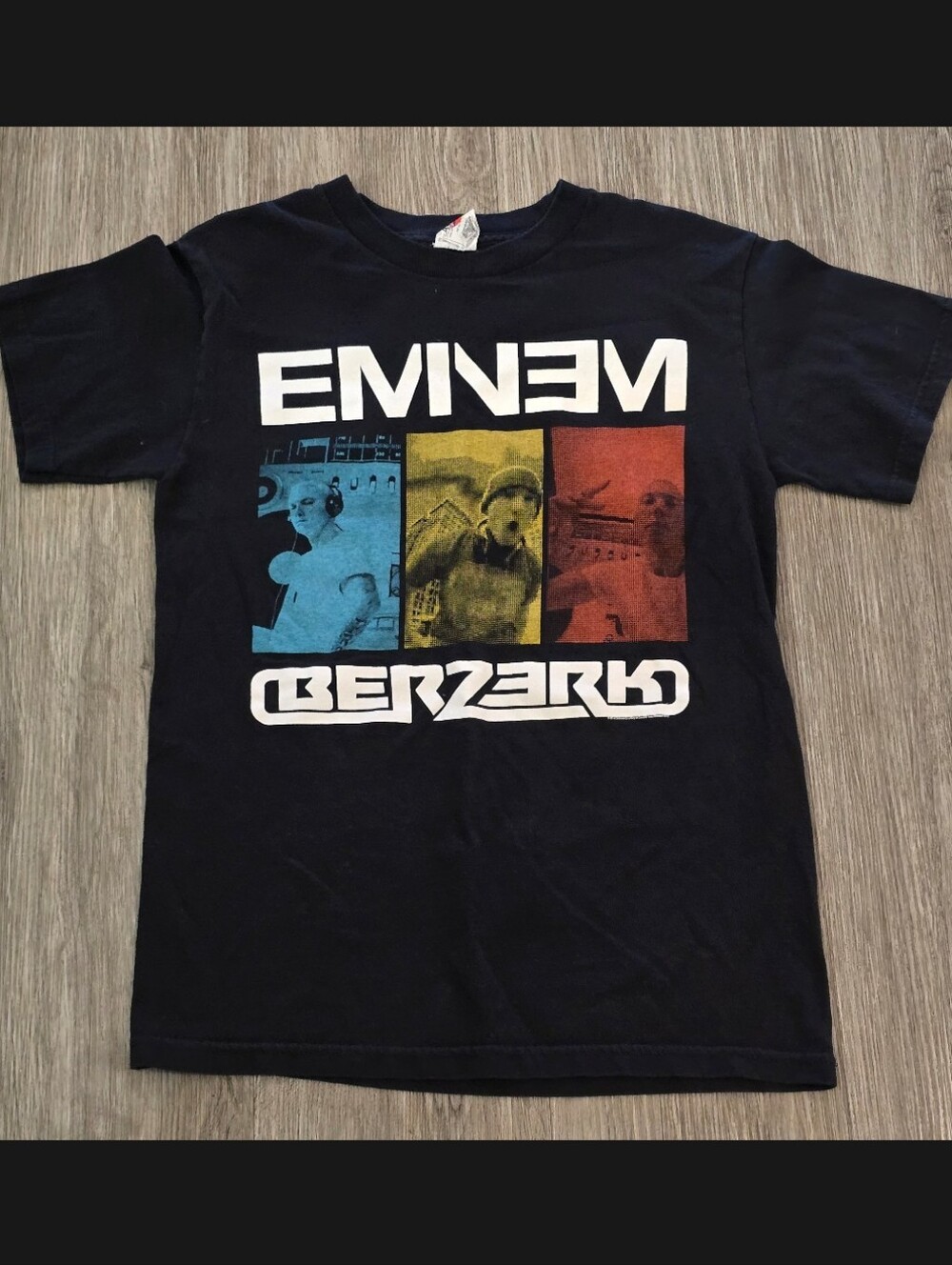 Eminem Berzerk Black T-Shirt 2013 Print Tagged Allstyle Apparel